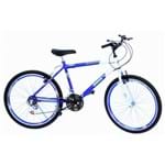 Bicicleta Aro 26 Onix Masc C/aero,pneu Slik,18m Cor Azul