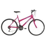 Bicicleta Aro 26" 18 Marchas Status Belíssima - Rosa