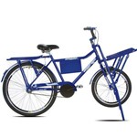 Bicicleta Aro 26 Sport Bike Cargueira Azul