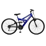 Bicicleta Aro 26 Style 21 Marchas Kanguru - Master Bike - Azul com Preto