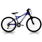 Bicicleta Aro 26 TK FREE 6.0 B Alumínio Susp 21V Azul - Track Bikes