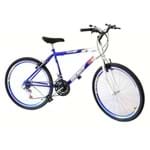 Bicicleta Aro 26 Wendy Masc C/aero,pneu Slik,18m Cor Azul