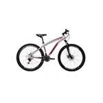 Bicicleta Aro 29 Android 21V Shimano Freio a Disco Branca/Vermelho T17 Athor Bike
