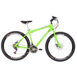 Bicicleta Aro 29" 21v Shimano Status Big Evolution - Verde-Neon (Freio a Disco)