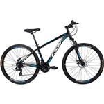 Bicicleta Aro 29 Tsw Ride Mtb Trilha Alumínio Preta e Azul