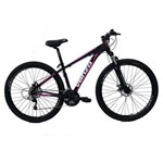 Bicicleta Aro 29er Freio a Disco 24 Velocidades Câmbios Shimano Preto/rosa - Venzo Spark