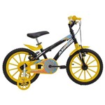 Bicicleta Athor Aro 16 Baby Lux Masculina Amarela