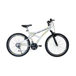 Bicicleta Athor Aro 26 Maximus 18v C/ Suspensão Dianteira Branca