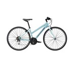 Bicicleta Cannondale Quick 8 Aro 700 2018 Feminina - Aqua Azul +Capacete + Pisca Led + Farol