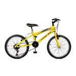 Bicicleta Ciclone Plus Master Bike Aro 20 7 Marchas Amarelo