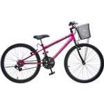 Bicicleta Colli Bike Allegra City Aro 24 Pink 18 Marchas