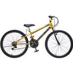 Bicicleta Colli Bike CBX 750 Aro 24 Amarela 18 Marchas