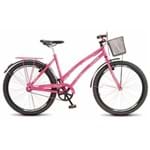 Bicicleta Colli Ciça Rosa Sem Marcha Aro 26 Freio V-Break