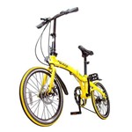 Bicicleta DOBRÁVEL Pliage Amarela Twodogs
