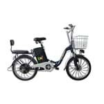 Bicicleta Elétrica Biobike, Quadro em Aço, Modelo URBANA-AZUL MARINHO