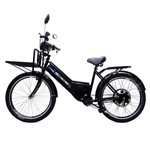 Bicicleta Elétrica Cargo 800w 48v Preta