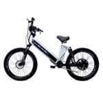Bicicleta Elétrica Premium 800w 48v Branco/preto