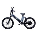 Bicicleta Elétrica Premium 800w 48v Prata