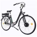 Bicicleta Elétrica Velom Unissex Preta Fosca, Aro 700, Quadro 18" de Alumínio, Motor 350W e Bateria de Lítio 36v X 11,60 Ah.