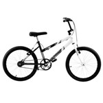 Bicicleta Feminina Aro 20 Preto e Branco Ultra Bikes