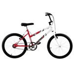 Bicicleta Feminina Aro 20 Vermelho e Branco Ultra Bikes