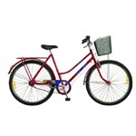 Bicicleta Feminina Aro 26 Tropical com Garupa e Sexta