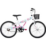 Bicicleta Feminina Caloi Ceci Aro 20 Modelo 2016 - Branca