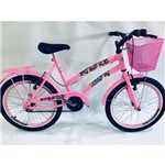 Bicicleta Feminina Ciça Aro 20 Infantil Route Bike Rosa