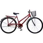 Bicicleta Fort Feminina - Contra Pedal Vermelha - Colli Bike