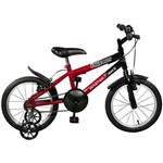 Bicicleta Free Boy Aro 16 Vermelho com Preto Masculina - Master Bike