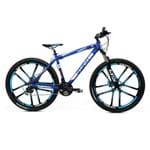 Bicicleta Gts M1 Advanced New Magnésio Aro 29 Freio a Disco 21 Marchas - Azul