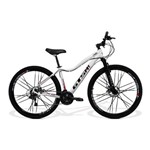 Bicicleta Gts M1 Aro 29 Feminina Ride Freio Á Disco Câmbio Traseiro 24 Marchas - Branco