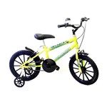 Bicicleta Infantil Aro 16 Dino Verde Limão/Preto - Ello Bike