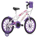 Bicicleta Infantil Aro 16 Free Action Feminina Mtb Kiss