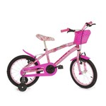 Bicicleta Infantil Aro 16 Rharu Tech Kat Rosa