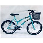 Bicicleta Infantil Ceci Aro 20 com Cesta Verde Agua
