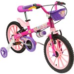 Bicicleta Infantil com Rodinhas Dream Feminina Aro 16 Brink+