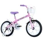 Bicicleta Infantil Feminina Pinky Aro 16 Rosa Fuccia - Track Bikes