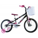 Bicicleta Infantil Feminina Track Girl Aro 16 Preto/Pinky - Track Bikes