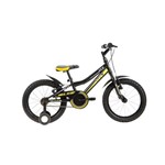 Bicicleta Infantil Tito Volt 1.6 Aro 16 4-6 Anos Azul/amarelo/cinza