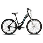 Bicicleta Lazer / Conforto Oggi Soft Sport Aro 26 Preto/azul Quadro Alumínio 21 Marchas