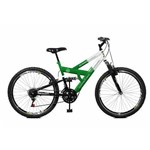 Bicicleta Master Bike Vamos Chape Aro 26 21 Marchas - Verde/branco