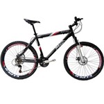 Bicicleta Mazza Bikes New Times 1.0 Aro 26 - 21v Shimano - Disco - Preto - 21