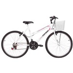 Bicicleta Mormaii Aro 26 Fantasy 21v C/ Cesta 	Branca - 2011825