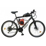 Bicicleta Motorizada 49cc 4 Tempos - Quadro de Alumínio - Preta