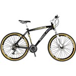 Bicicleta Mountain Bike Renault Aluminio Aro 26 21 Marchas - Preta