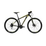 Bicicleta Mtb Caloi Explorer Comp Preto/Amarelo Aro 29 2018