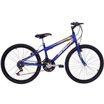 Bicicleta New Wave 21 V Aro 24 Azul - Mormaii