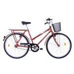 Bicicleta Onix C/ Cesta Vb Vermelho