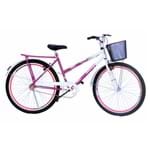 Bicicleta Poti Onix com Aero e Mesa Cross na Cor Pink com Branco